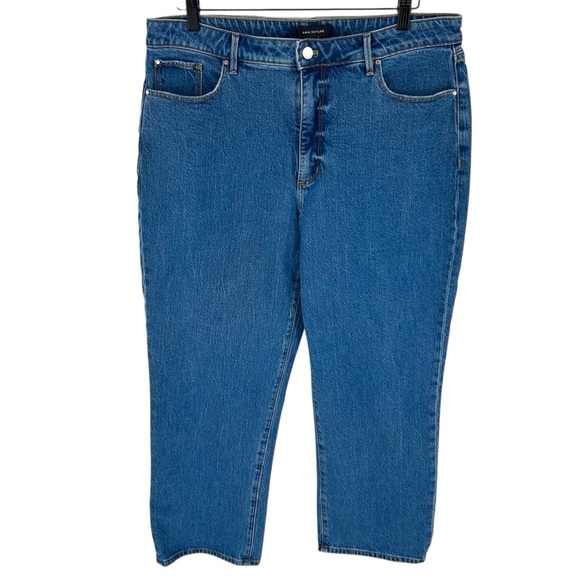 Ann Taylor Denim - Ann Taylor The Straight Curvy High Rise Jeans Size 14